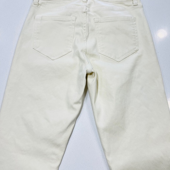 AllSaints Miller Coated Biker Skinny Fit Jeans 28” x 27” In Ivory MSRP $229 - Picture 5 of 9